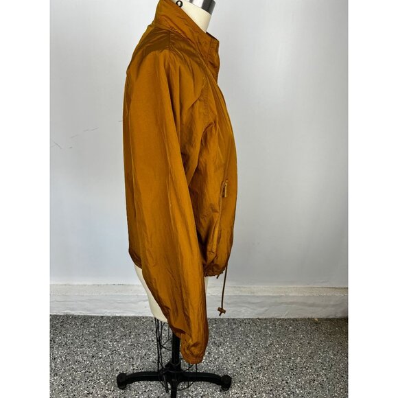 GOOD AMERICAN Essentials Shine Track Jacket Sz 3 Large Bronze - Picture 7 of 10